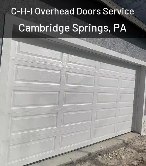  C-H-I Overhead Doors Service Cambridge Springs, PA
