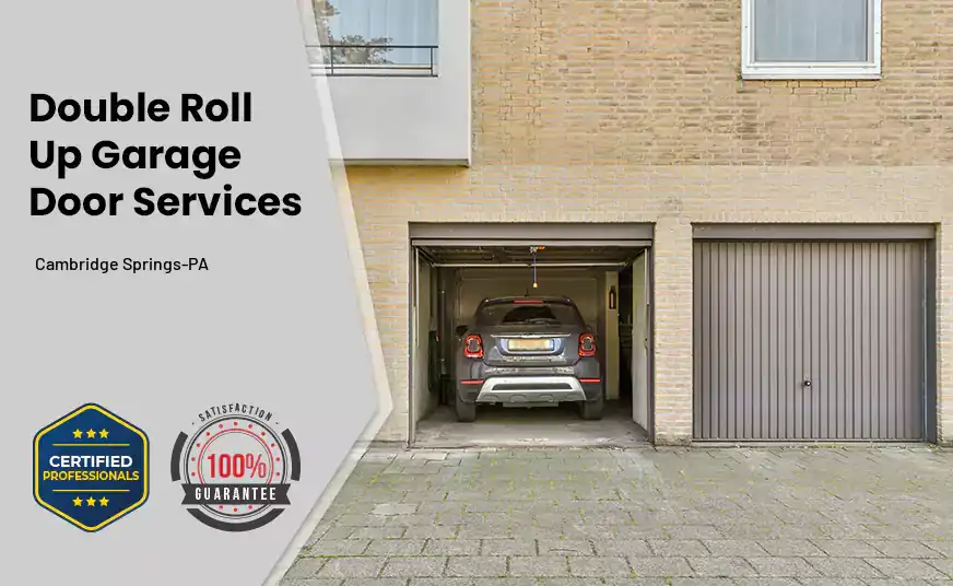 Double Roll Up Garage Doors Cambridge Springs-PA 