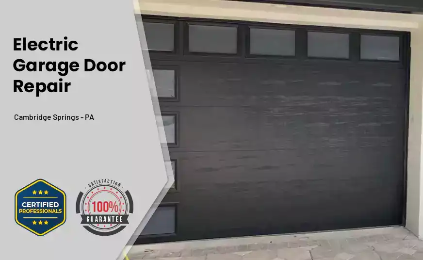 Electric Garage Door Repair Cambridge Springs - PA 