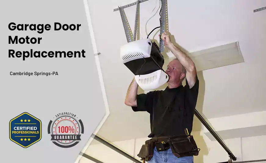 Garage Door Motor Replacement Cambridge Springs-PA 