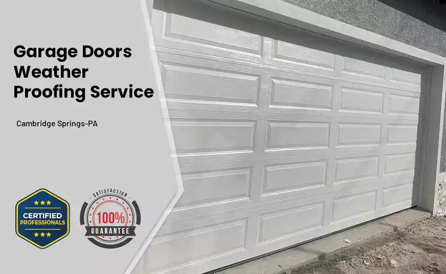 Garage Doors Weather Proofing Service Cambridge Springs-PA 