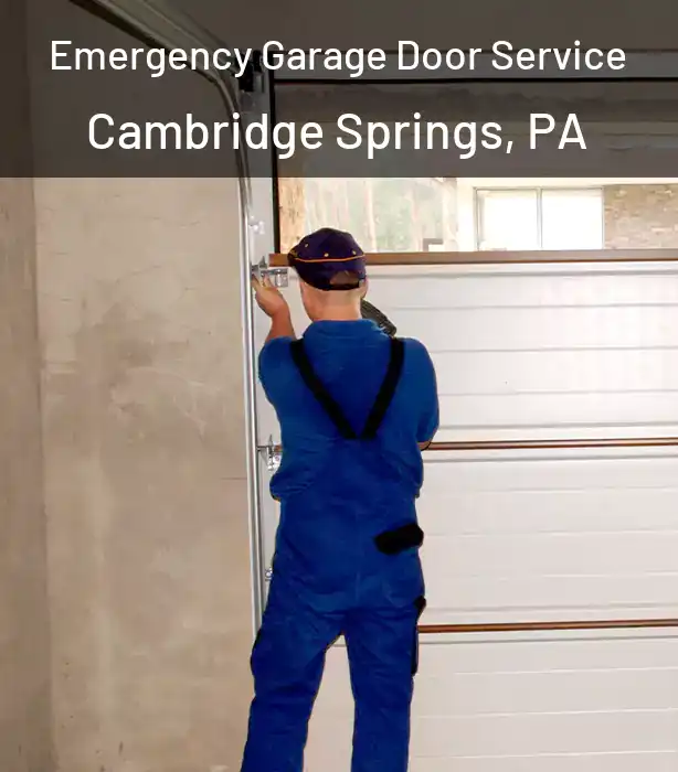  Emergency Garage Door Service Cambridge Springs, PA