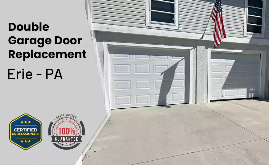 Double Garage Door Replacement Erie - PA 