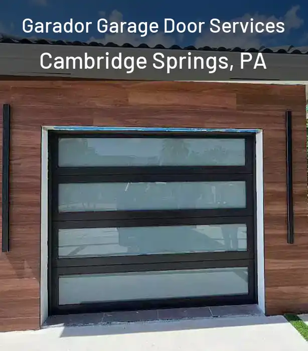  Garador Garage Door Services Cambridge Springs, PA