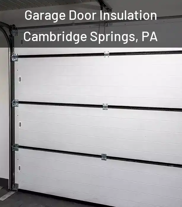  Garage Door Insulation Cambridge Springs, PA