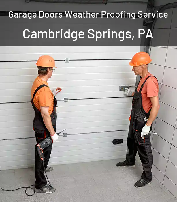  Garage Doors Weather Proofing Service Cambridge Springs, PA