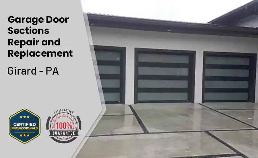 Garage Door Sections Repair and Replacement Girard - PA 