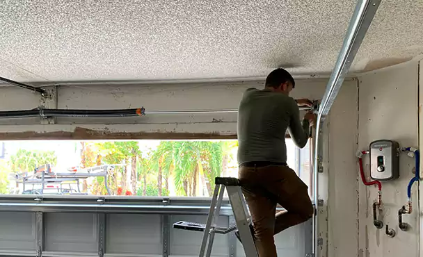 Garage Door Rail Replacement in Girard, PA