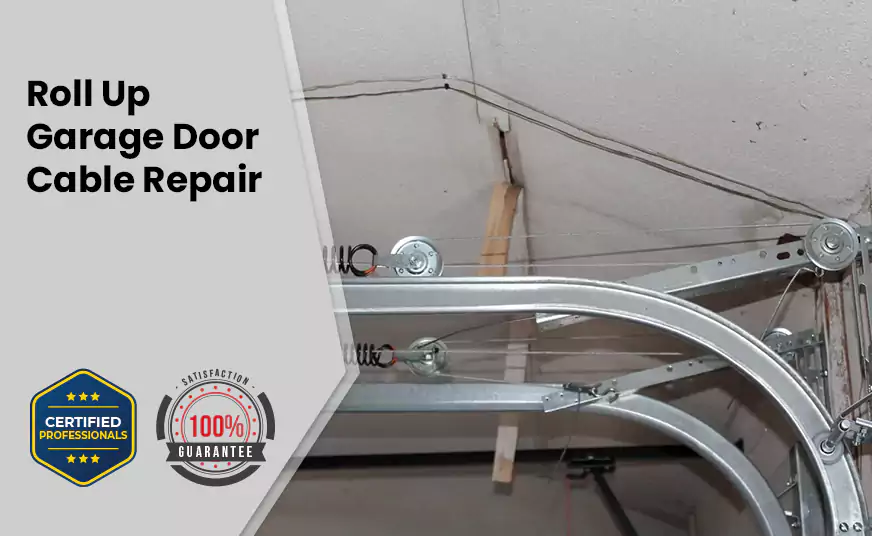 Roll Up Garage Door Cable Repair in Girard, PA