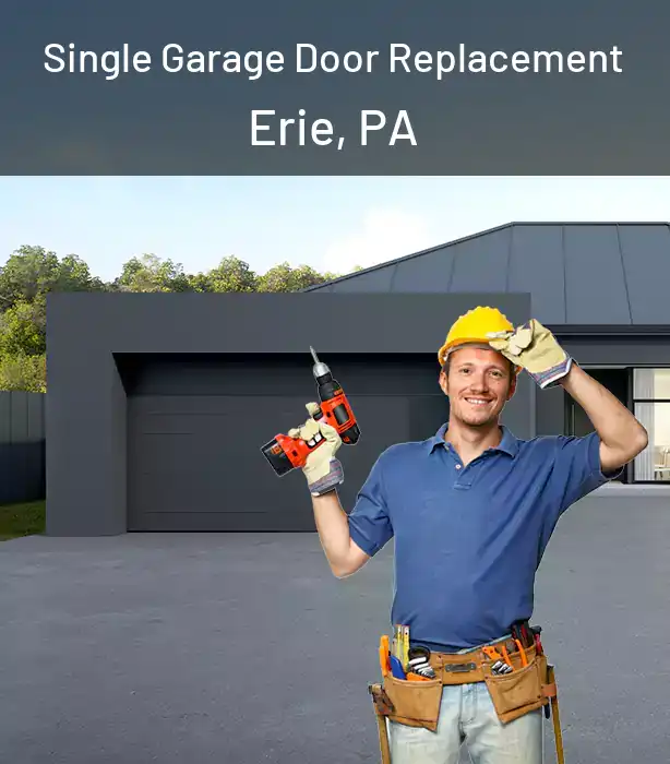  Single Garage Door Replacement Erie, PA